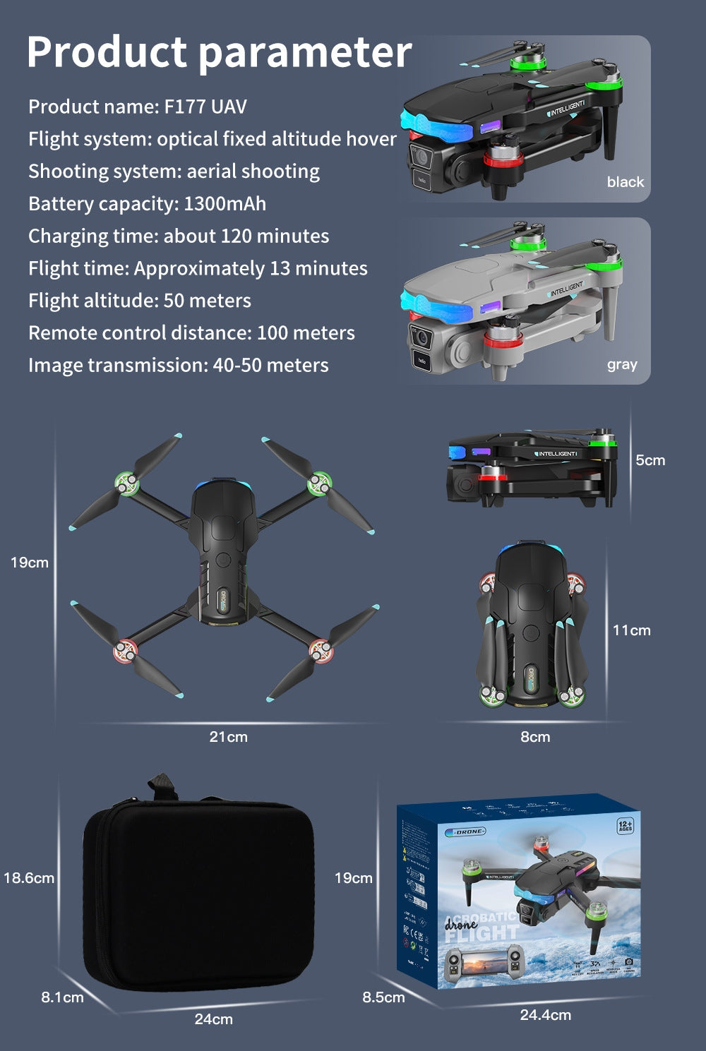 DRONE PRO ACROBATIC LIGHT