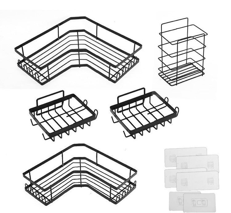 Système d'Organisation de Salle de Bain Premium 5 Pièces