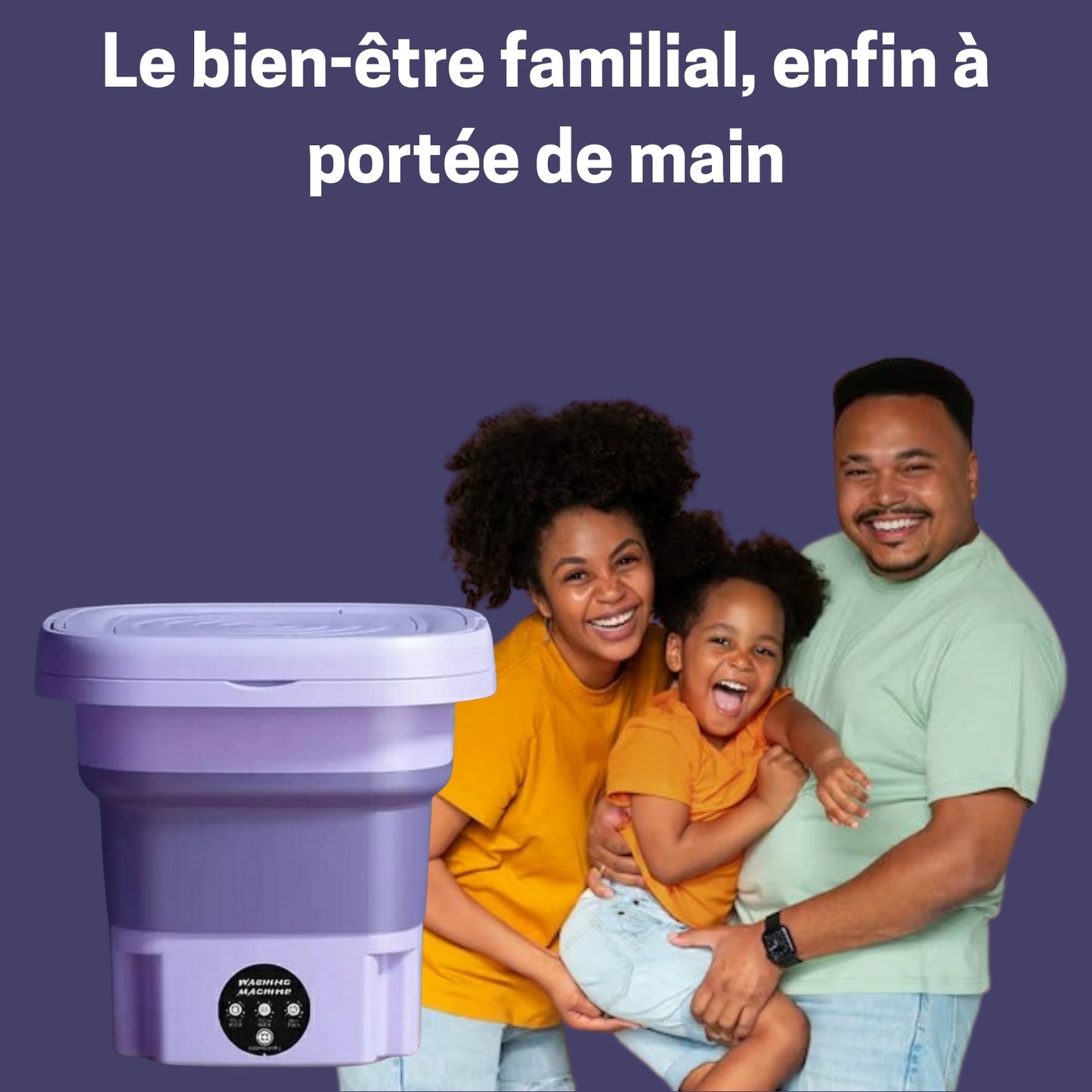🧺 MINI MACHINE À LAVER 8L – Libère-toi du Calvaire du Linge !