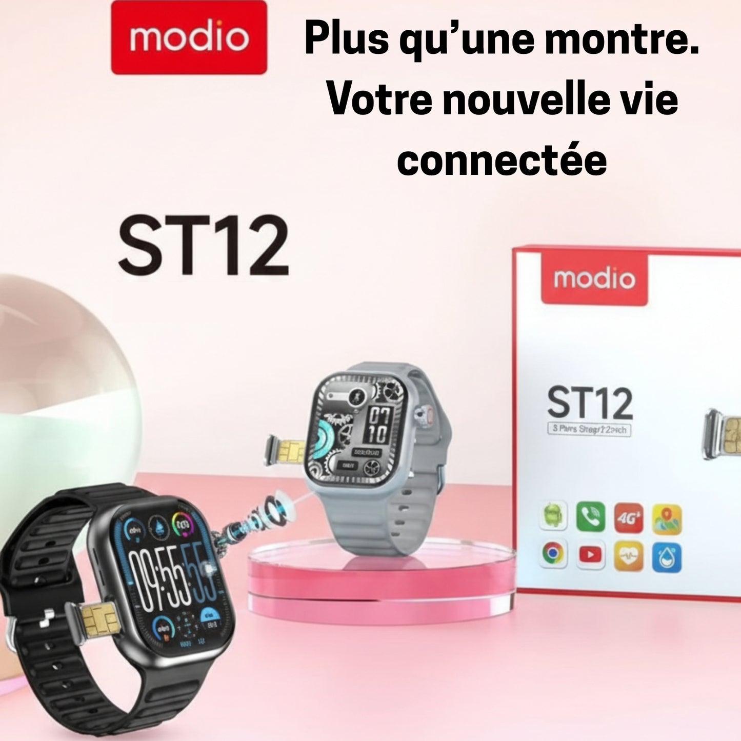 LA MONTRE 4G/5G AUTONOME – Ton Téléphone n'est Plus ton Maître !