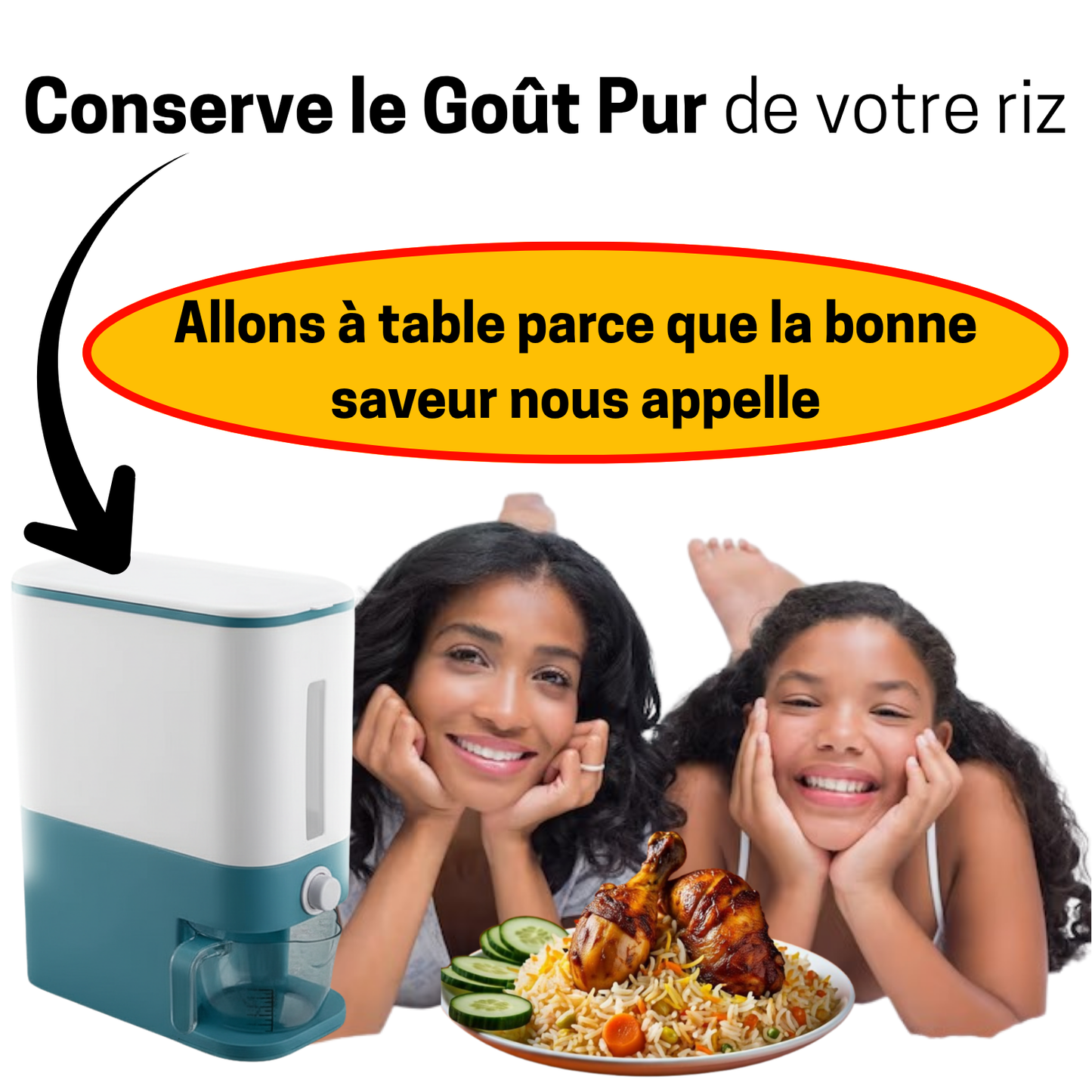 Distributeur automatique de riz avec sérénité -  L’Art de Cuisiner Sans Stress