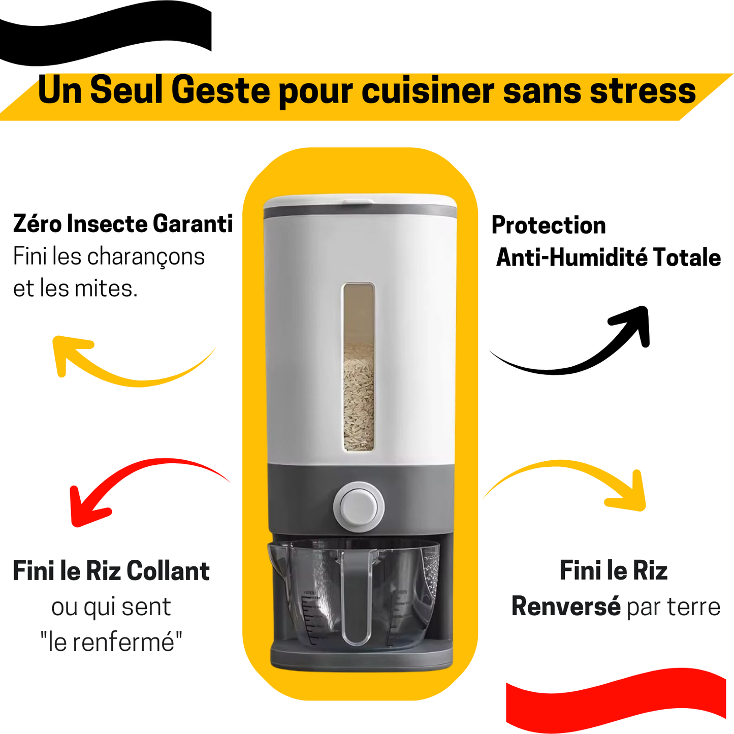Distributeur automatique de riz avec sérénité -  L’Art de Cuisiner Sans Stress