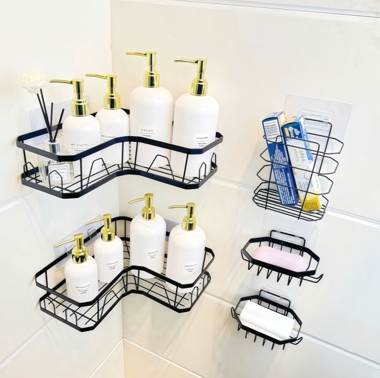 Système d'Organisation de Salle de Bain Premium 5 Pièces