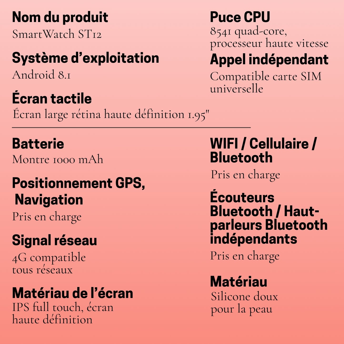 LA MONTRE 4G/5G AUTONOME – Ton Téléphone n'est Plus ton Maître !
