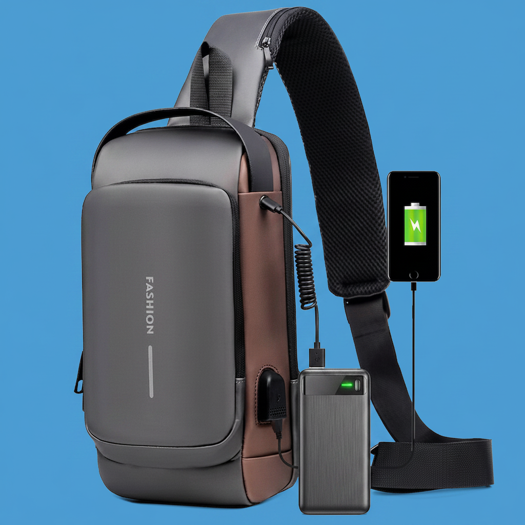 SACOCHE ÉTANCHE + POWER BANK POUR CHARGER VOS TÉLÉPHONES 📱