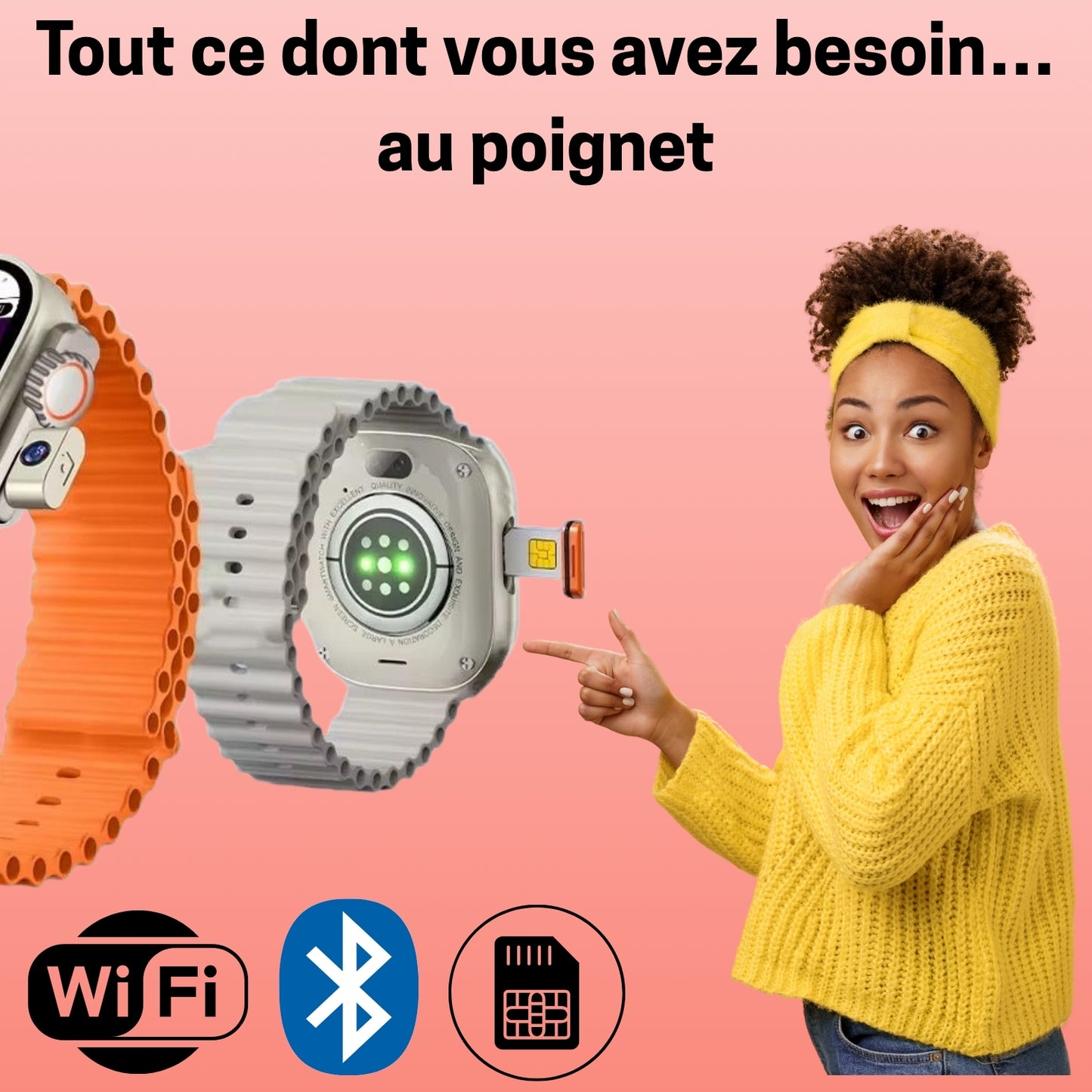 LA MONTRE 4G/5G AUTONOME – Ton Téléphone n'est Plus ton Maître !