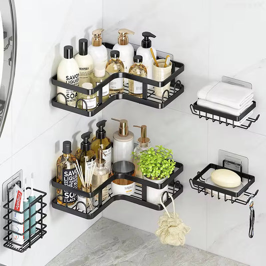 Système d'Organisation de Salle de Bain Premium 5 Pièces