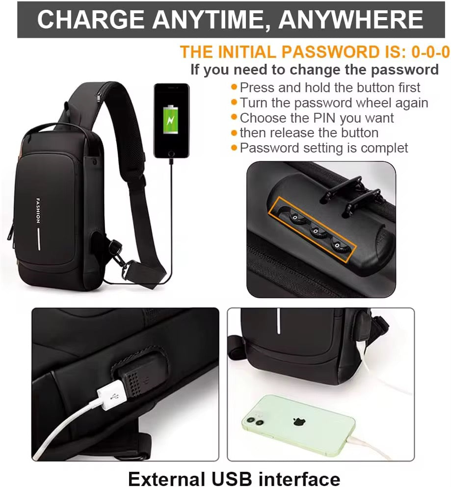 SACOCHE ÉTANCHE + POWER BANK POUR CHARGER VOS TÉLÉPHONES 📱