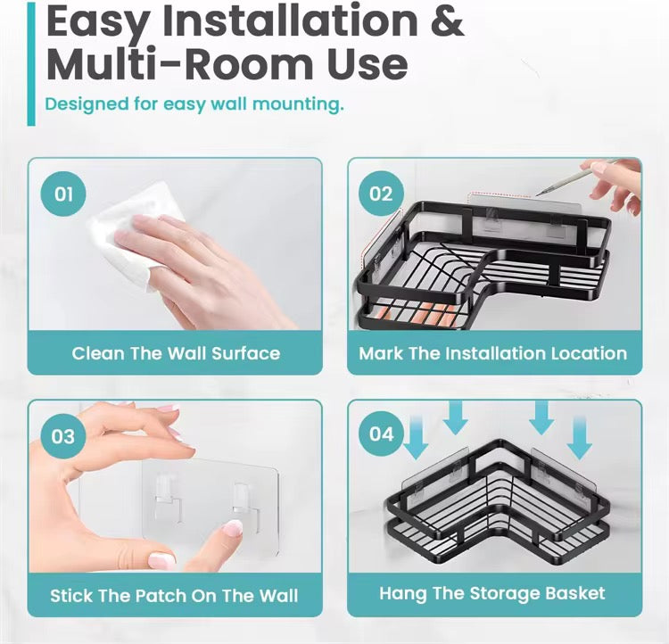Système d'Organisation de Salle de Bain Premium 5 Pièces