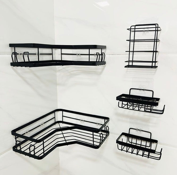 Système d'Organisation de Salle de Bain Premium 5 Pièces