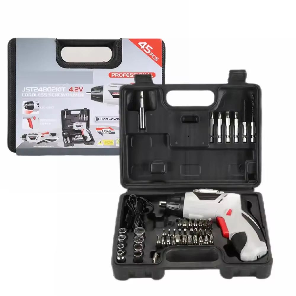 VISSEUSE ÉLECTRIQUE SANS FIL JOUSTMAX MULTIFONCTION 45PCS