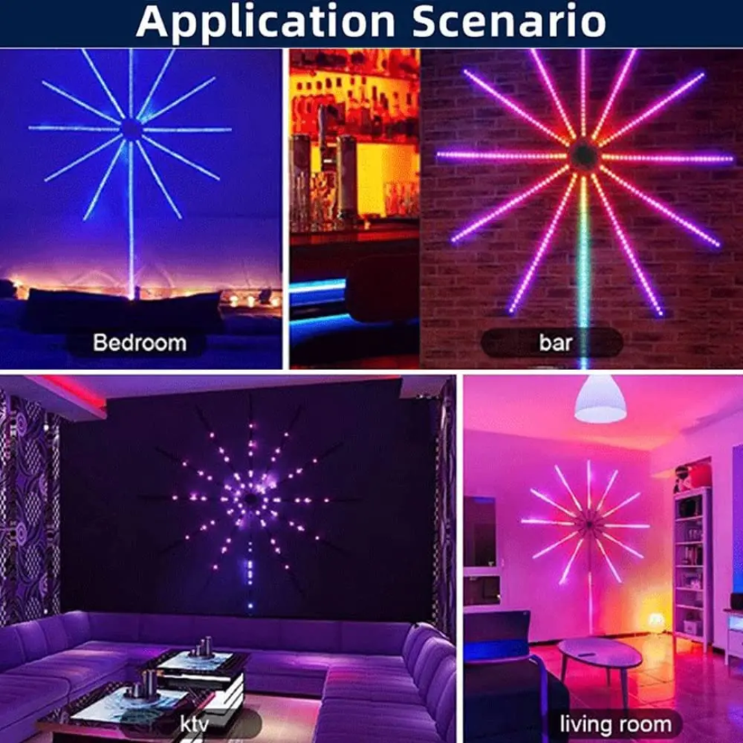 TIRA LED ÉTOILES 🌟 LUMINEUX ( Longueur 2m / Largeur 1m )