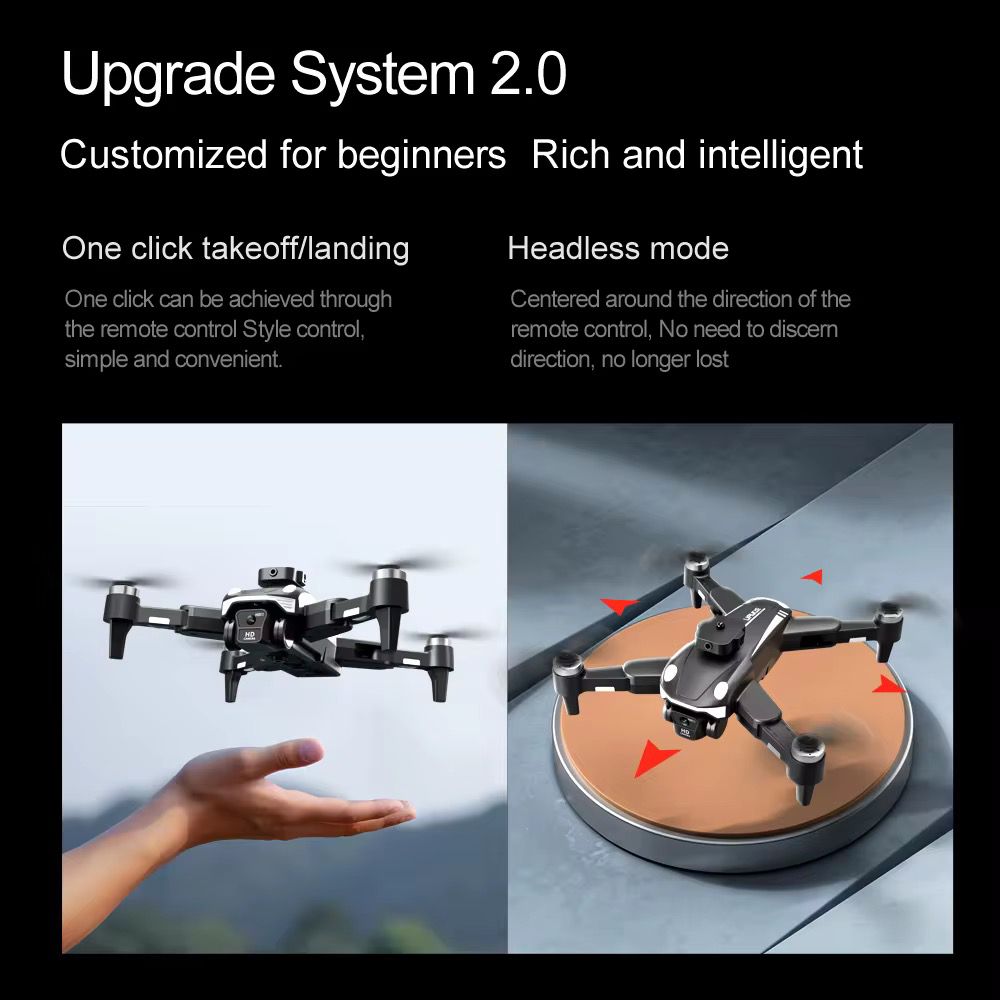 DRONE INTELLIGENT AVEC DÉTECTEUR D’OBSTACLE F200 - X 2 BATTERIES