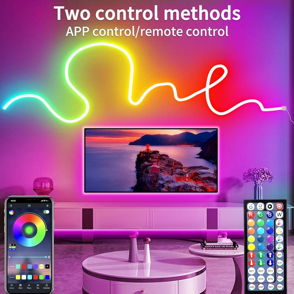 NEON LED RGB BLUETOOTH TÉLÉCOMMANDÉE ( 5 MÈTRES)