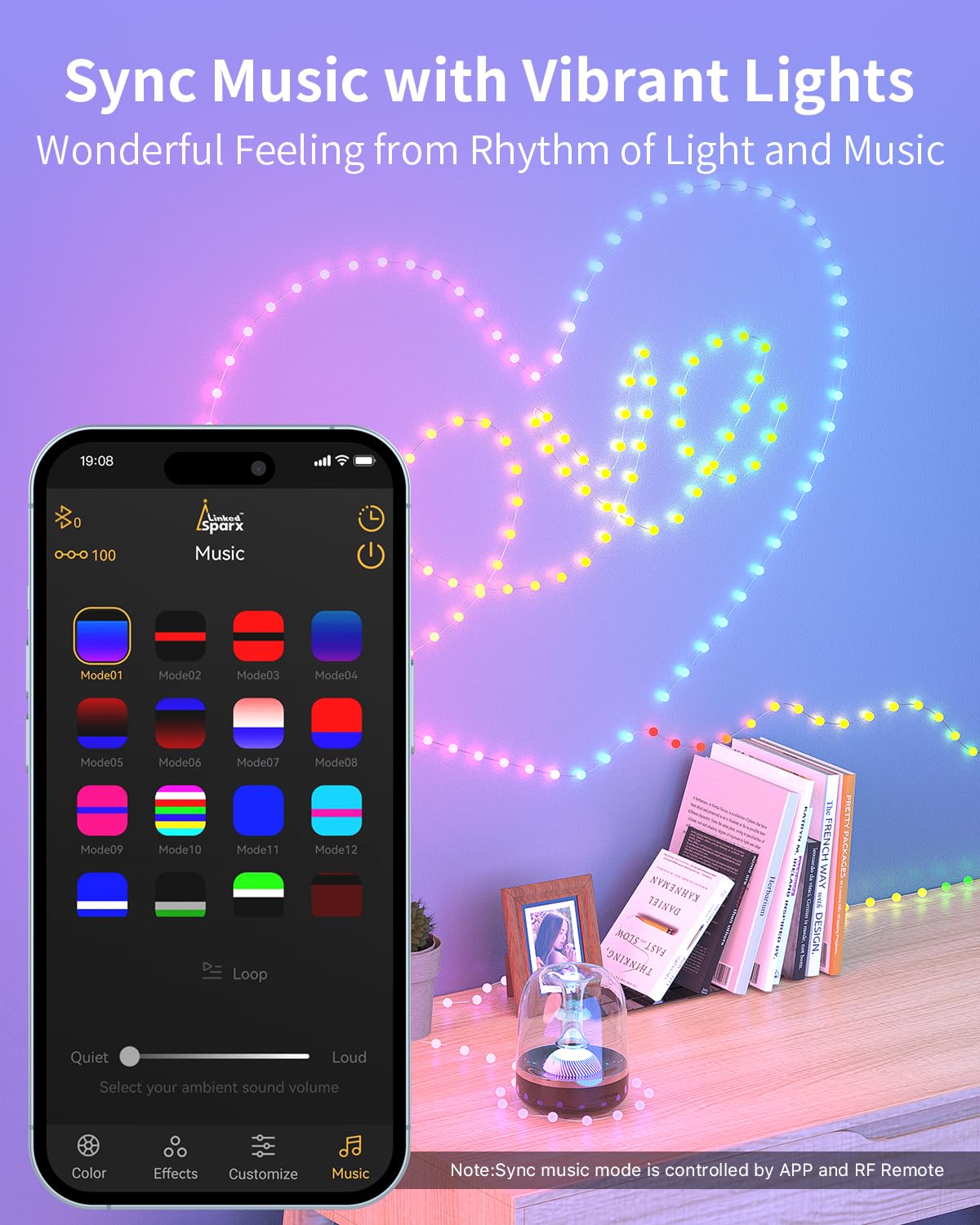 APP SMART RGB FAIRY LIGHT 10M