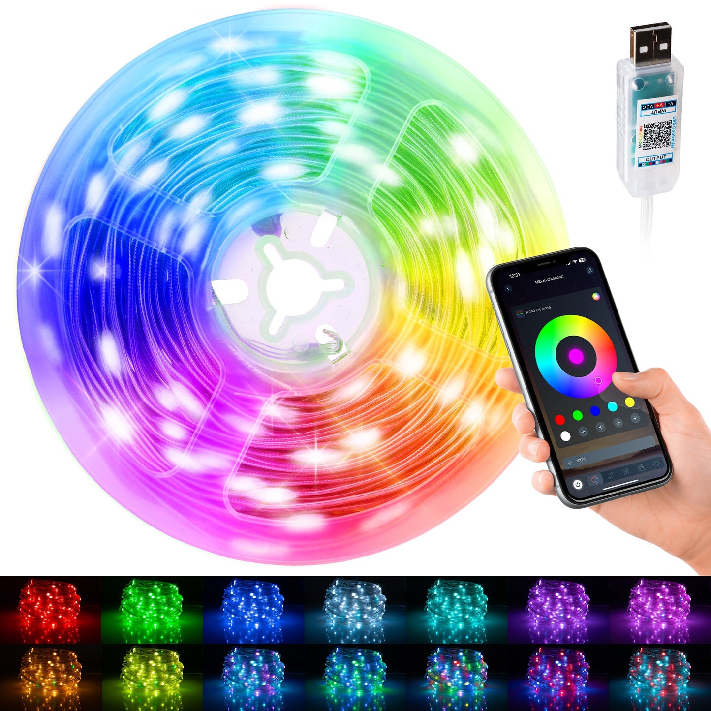 APP SMART RGB FAIRY LIGHT 10M